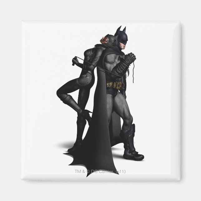 Batman Arkham City | Batman and Catwoman Magnet (Front)