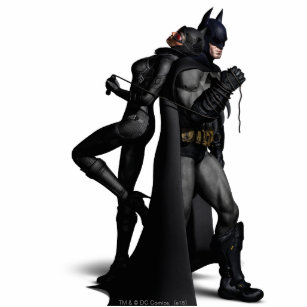 Batman Arkham City   Batman and Catwoman Standing Photo Sculpture