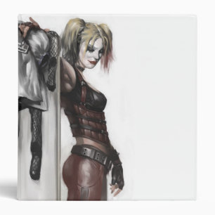 Batman Arkham City   Harley Quinn Illustration Binder