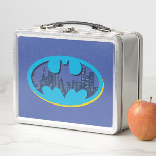 Batman Arkham City Symbol Metal Lunch Box