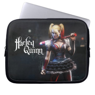 Batman Arkham Knight Harley Quinn with Bat Laptop Sleeve