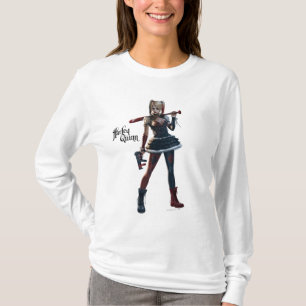 Batman Arkham Knight   Harley Quinn with Bat T-Shirt