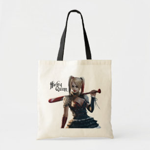 Batman Arkham Knight   Harley Quinn with Bat Tote Bag