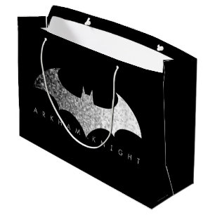 Batman Arkham Knight Pixel Logo Large Gift Bag
