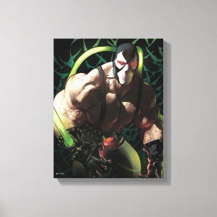 Batman Bane Bat Swarm Illustration Canvas Print