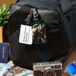 Batman Bane Bat Swarm Illustration Luggage Tag<br><div class="desc">Bane is ready for action in this striking illustration,  featuring a green swarm of bats! Catch these hands on a graphic-tee,  grab attention with this on a wall art print,  and many more customizable Zazzle products perfect for gifting or treating yourself!</div>