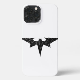 Batman Bat-Signal Logo Sketch iPhone 13 pro m Case