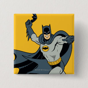 Batman Batarang 2 Inch Square Button