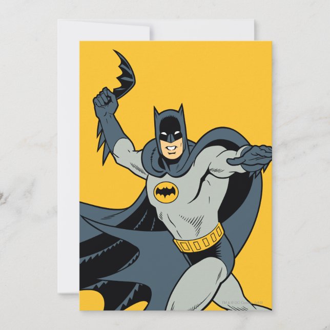 Batman Batarang Invitation (Front)