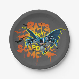 Batman   Bats Don't Scare Me Paper Plate