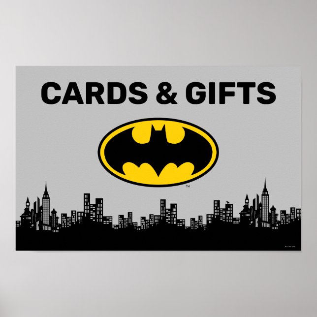 Batman | Birthday Cards & Gifts Sign (Front)
