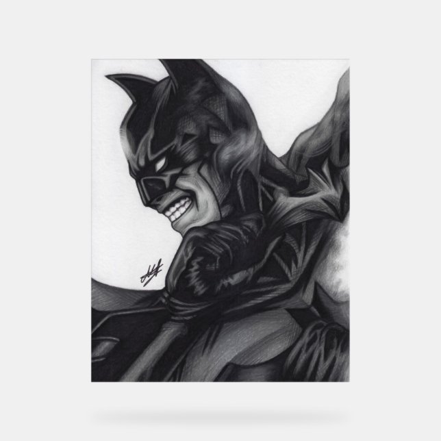 Batman ~ Bruce Wayne Acrylic Sign (Front)