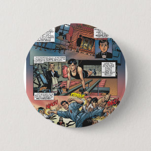 Batman - Bruce Wayne Origins 1 2 Inch Round Button