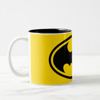 Batman Button Two-Tone Coffee Mug
