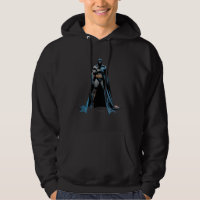 Batman cape over one side