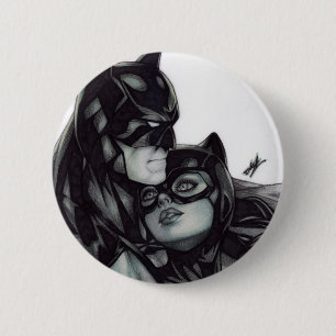 Batman & Catwoman ~ Bruce wayne & Selina Kyle 2 Inch Round Button