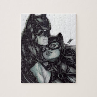 Batman & Catwoman ~ Bruce wayne & Selina Kyle Jigsaw Puzzle