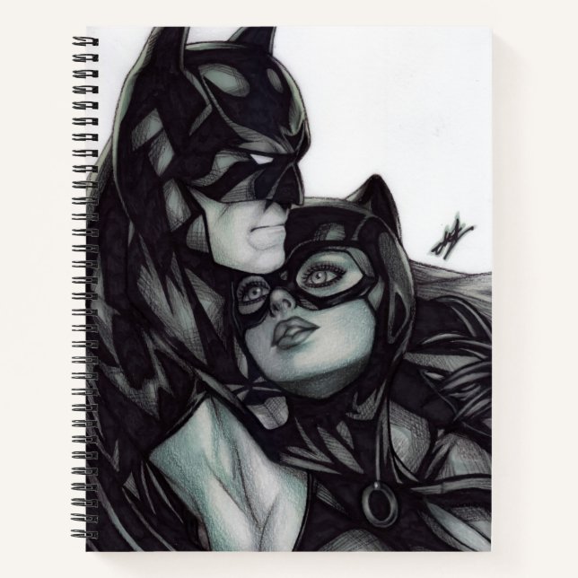 Batman & Catwoman ~ Bruce wayne & Selina Kyle Notebook (Front)