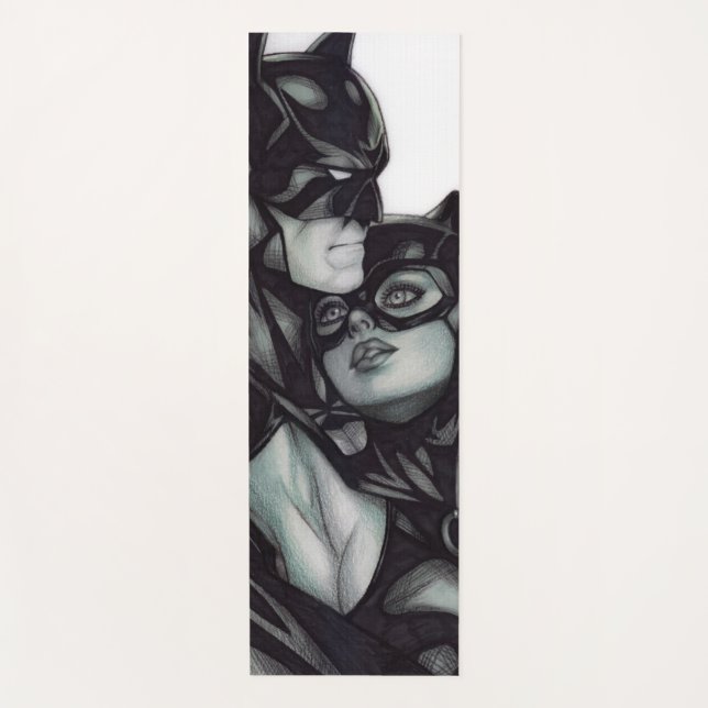 Batman & Catwoman ~ Bruce wayne & Selina Kyle Yoga Mat (Front)