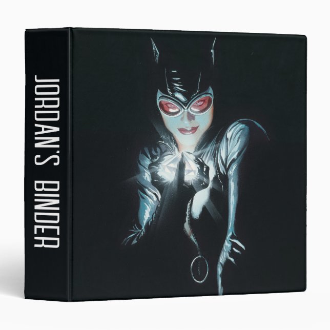Batman Catwoman Faces of Evil Cover Illustration Binder (Front/Spine)