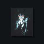 Batman Catwoman Faces of Evil Cover Illustration Canvas Print<br><div class="desc">Catwoman is illuminated by the stunning diamond she holds in her claws! Grab this iconic illustration on an art print,  tote bag,  or many more customizable Zazzle products perfect for gifting or treating yourself!</div>