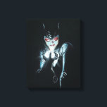 Batman Catwoman Faces of Evil Cover Illustration Canvas Print<br><div class="desc">Catwoman is illuminated by the stunning diamond she holds in her claws! Grab this iconic illustration on an art print,  tote bag,  or many more customizable Zazzle products perfect for gifting or treating yourself!</div>