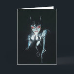 Batman Catwoman Faces of Evil Cover Illustration Card<br><div class="desc">Catwoman is illuminated by the stunning diamond she holds in her claws! Grab this iconic illustration on an art print,  tote bag,  or many more customizable Zazzle products perfect for gifting or treating yourself!</div>