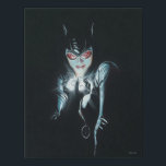 Batman Catwoman Faces of Evil Cover Illustration Faux Canvas Print<br><div class="desc">Catwoman is illuminated by the stunning diamond she holds in her claws! Grab this iconic illustration on an art print,  tote bag,  or many more customizable Zazzle products perfect for gifting or treating yourself!</div>