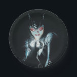 Batman Catwoman Faces of Evil Cover Illustration Paper Plate<br><div class="desc">Catwoman is illuminated by the stunning diamond she holds in her claws! Grab this iconic illustration on an art print,  tote bag,  or many more customizable Zazzle products perfect for gifting or treating yourself!</div>