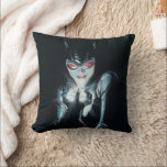 Batman Catwoman Faces of Evil Cover Illustration Throw Pillow<br><div class="desc">Catwoman is illuminated by the stunning diamond she holds in her claws! Grab this iconic illustration on an art print,  tote bag,  or many more customizable Zazzle products perfect for gifting or treating yourself!</div>