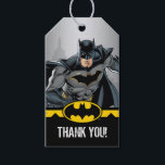 Batman | Chalkboard Happy Birthday Gift Tags<br><div class="desc">The greatest superhero of them all. This eye catching design of the famous Batman with a fearless look in his eye ready for any trouble that will come his way. Be as bold as Batman with these chalkboard thank you gifts tags, designed by DC Comics. Show your friends your appreciation...</div>