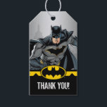 Batman | Chalkboard Happy Birthday Gift Tags<br><div class="desc">The greatest superhero of them all. This eye catching design of the famous Batman with a fearless look in his eye ready for any trouble that will come his way. Be as bold as Batman with these chalkboard thank you gifts tags, designed by DC Comics. Show your friends your appreciation...</div>