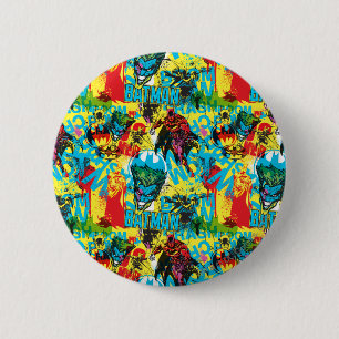 Batman Colour Code Pattern 1 2 Inch Round Button