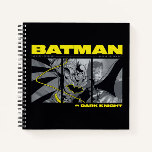 Batman Comic Tri-Panel Graphic Notebook