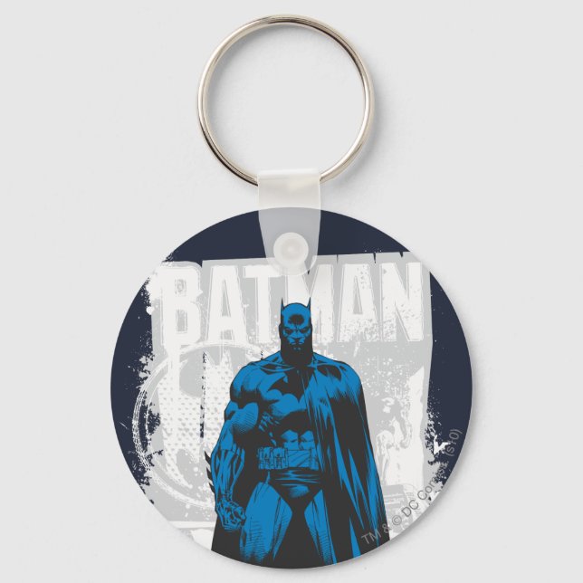 Batman Comic - Vintage Full View Keychain (Front)