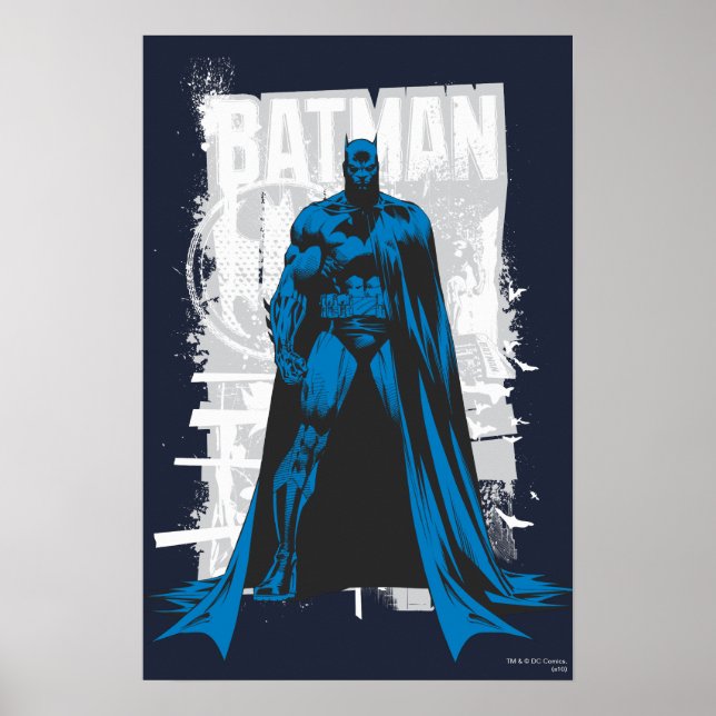 Batman Comic - Vintage Full View Poster (Front)