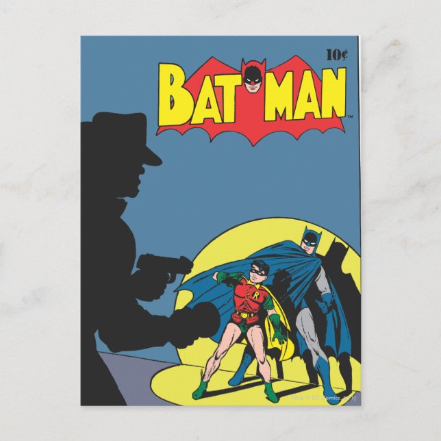 Batman Comic - with Robin Postcard (Front)