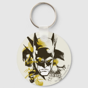 Batman Cowl and Skulls Keychain
