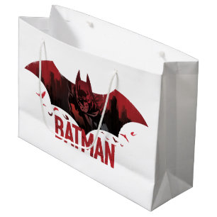 Batman Crimson Gotham Icon Large Gift Bag