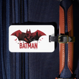 Batman Crimson Gotham Icon Luggage Tag