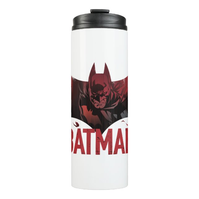 Batman Crimson Gotham Icon Thermal Tumbler (Front)