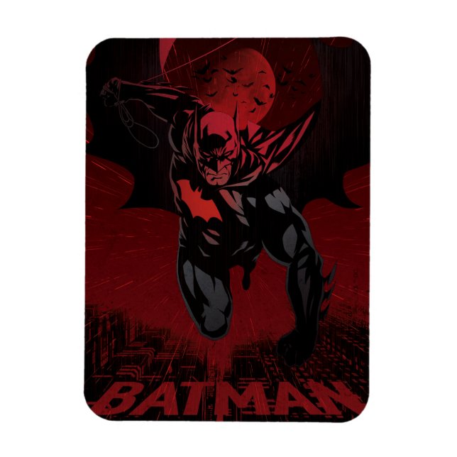 Batman Crimson Leap Magnet (Vertical)