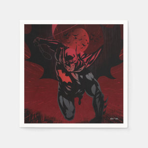 Batman Crimson Leap Napkin