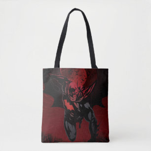 Batman Crimson Leap Tote Bag