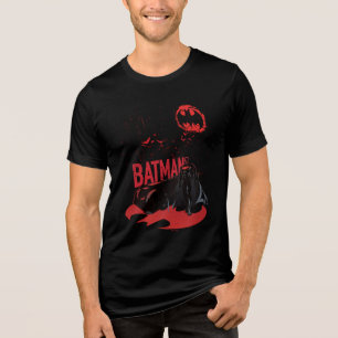 Batman Crimson Rain Tri-Blend Shirt