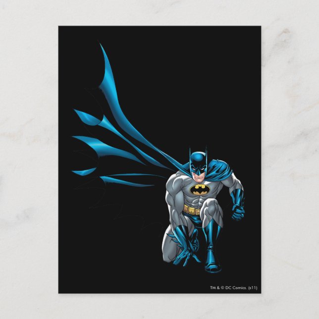 Batman Crouches Postcard (Front)