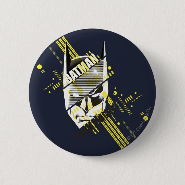 Batman Dark Knight Futuristic 2 Inch Round Button (Front)