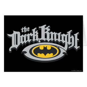 Batman Dark Knight Name and Oval Logo