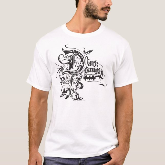 Batman Dark Knight | Ornate Logo T-Shirt (Front)