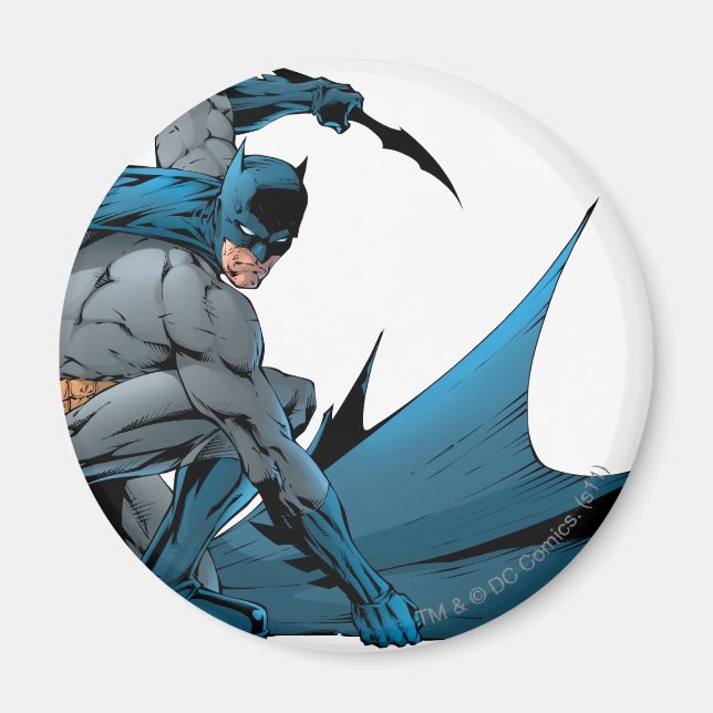 Batman down on the ground magnet (Front)
